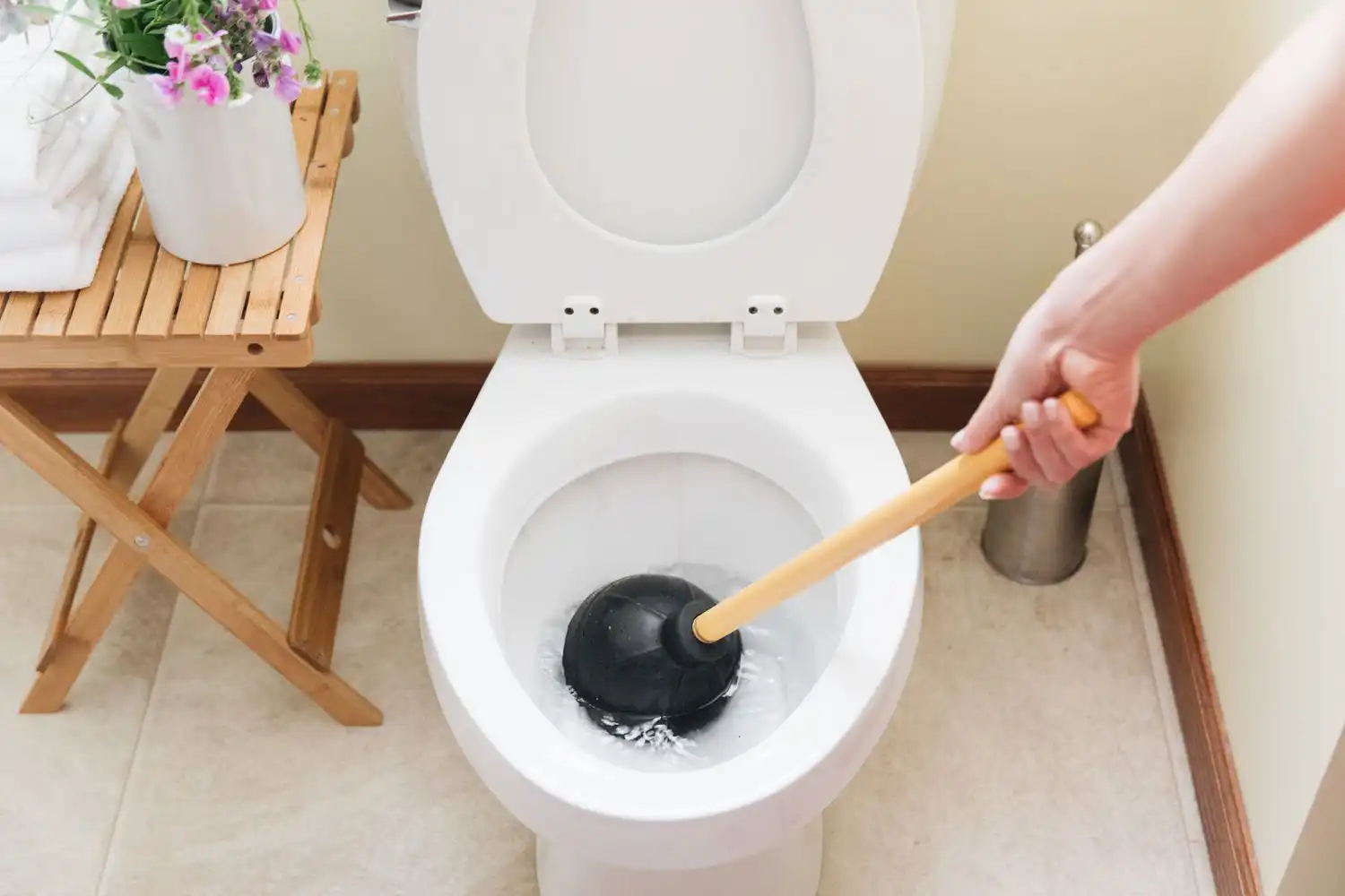 Clogged Toilets cleaning